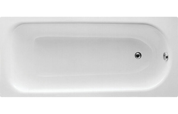 Uplands Steel Single End 1600x700x500mm 2TH Bath w/Legs