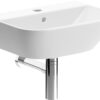 Canterbury 450x320mm 1TH Cloakroom Basin & Chrome Bottle Trap