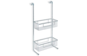 Chambers 2-Tier Shower Caddy - Chrome