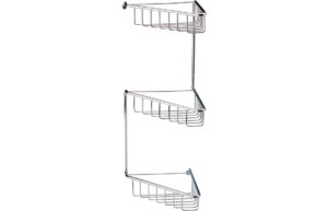 Bronte 3-Tier Corner Shower Caddy - Chrome