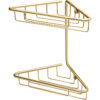 Bronte 2-Tier Corner Shower Caddy - Brushed Brass