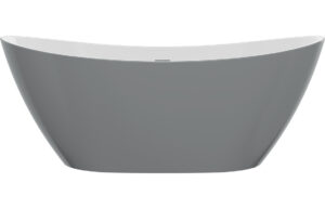 Broadview Freestanding 1700x780x690mm Bath - Grey