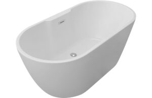 Ullswater Freestanding 1550x745x580mm 0TH Bath - Gloss White