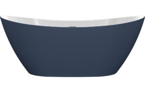 Broadview Freestanding 1700x780x690mm Bath - Matt Blue