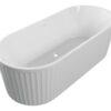 Providence Fluted Freestanding 1700x750x570mm 0TH Bath