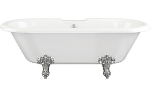 Rockingham Freestanding 1690x740x620mm 2TH Bath w/Feet - White