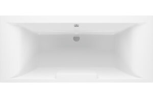 Nightingale Deluxe Square Double End 1700x750x550mm 0TH Bath w/Legs