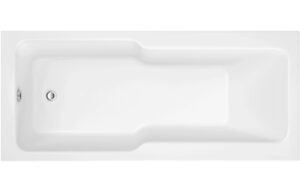 Newton Straight 1700x750x550mm 0TH "C" Shower Bath w/Legs