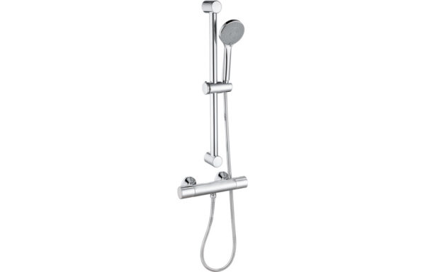 Plash Cool-Touch Thermostatic Bar Mixer Shower - Chrome