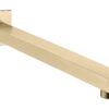 Ashby 350mm Square Shower Arm - Brushed Brass