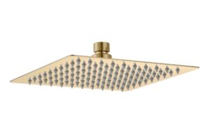 Ashby 200mm Square Ultraslim Showerhead - Brushed Brass