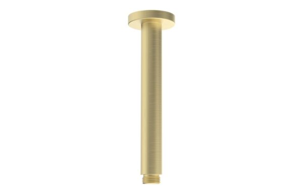 Grove 180mm Round Ceiling Arm - Brushed Brass