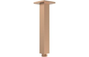 Ashby 180mm Square Ceiling Arm - Brushed Bronze