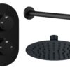 Grove Round Shower Valve & Kit Pack 1 - Matt Black