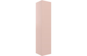 Cuffley 350mm Wall Hung 1 Door Tall Unit - Matt Antique Rose