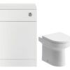 Stotfold 500mm WC Unit & BTW Pan Pack - White Gloss