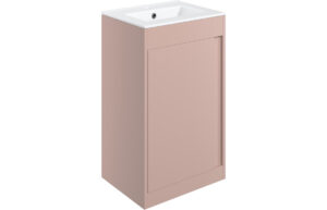 Welwyn 510mm Floor Standing Unit Inc. Basin - Matt Antique Rose