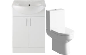 Stotfold 550mm Vanity & C/C Toilet Pack