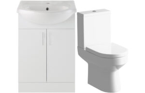 Stotfold 650mm Vanity & C/C Toilet Pack