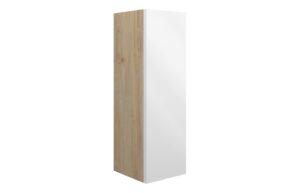 Truro 200mm Slim Base Unit - White Gloss (Oak Cab)