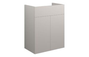 Truro 500mm Standard Basin Unit - Matt Dove Grey (Grey Cab)