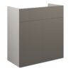 Truro 600mm Standard Basin Unit - Matt Stone (Grey Cab)