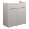 Tewin 600mm Standard Basin Unit - Matt Dove Grey (Grey Cab)