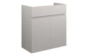 Tewin 600mm Standard Basin Unit - Matt Dove Grey (Grey Cab)