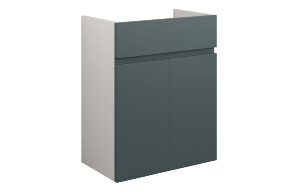 Tewin 500mm Standard Basin Unit - Matt Green Camo (Grey Cab)