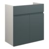 Tewin 600mm Standard Basin Unit - Matt Green Camo (Grey Cab)