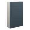 Tewin 500mm Slim WC Unit - Matt Arley Blue (Grey Cab)
