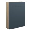 Tewin 600mm Slim WC Unit - Matt Arley Blue (Oak Cab)