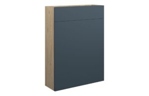Tewin 600mm Slim WC Unit - Matt Arley Blue (Oak Cab)
