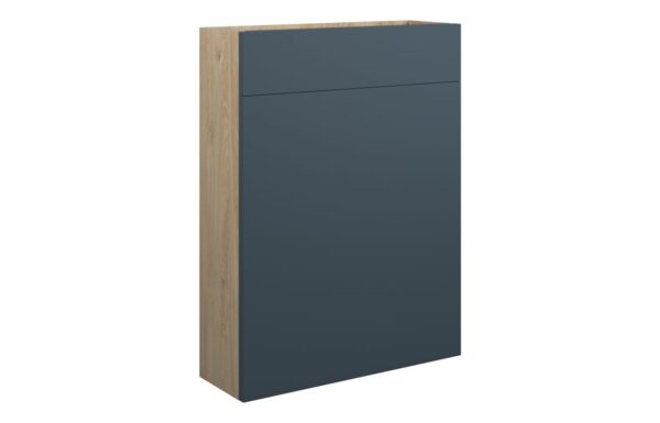 Tewin 600mm Slim WC Unit - Matt Arley Blue (Oak Cab)