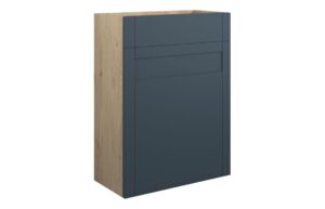 Verity 600mm Standard WC Unit - Matt Arley Blue (Oak Cab)