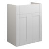 Verity 500mm Standard Basin Unit - Matt White (Grey Cab)