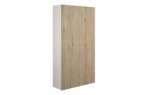 Truro 600mm Slim 2 Door Storage Unit - Havana Oak (Grey Cab)