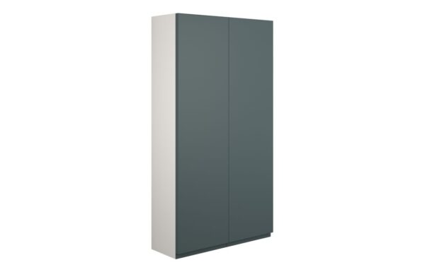 Tewin 600mm Slim 2 Door Storage Unit - Matt Green Camo (Grey Cab)
