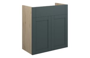 Verity 600mm Standard Basin Unit - Matt Green Camo (Oak Cab)