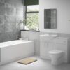 Stotfold Full Suite with Rimless BTW WC & Single End Bath