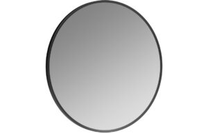 Tewin 500mm Round Mirror - Matt Black