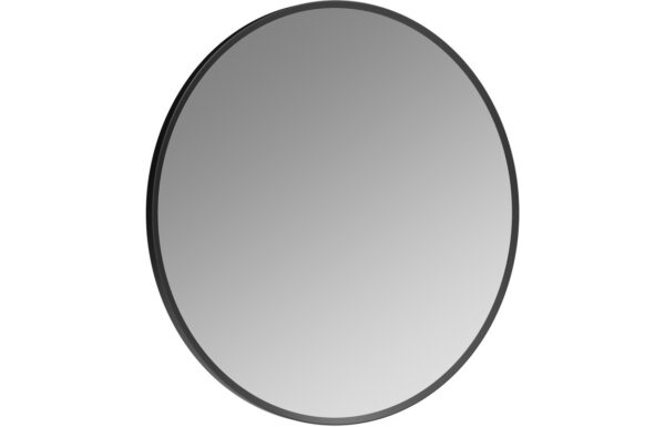 Tewin 500mm Round Mirror - Matt Black