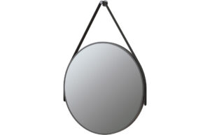 Astwick 600mm Round Mirror - Matt Black