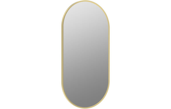 Tewin 800x400mm Oblong Mirror - Brushed Brass
