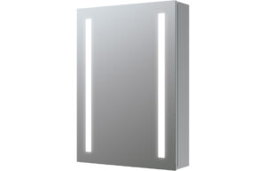 Bayford 500mm 1 Door Front-Lit LED Mirror Cabinet