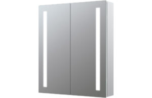 Bayford 600mm 2 Door Front-Lit LED Mirror Cabinet