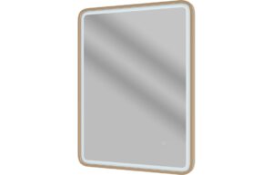 Charlton 600mm Rectangle Front-Lit LED Mirror - Brushed Bronze