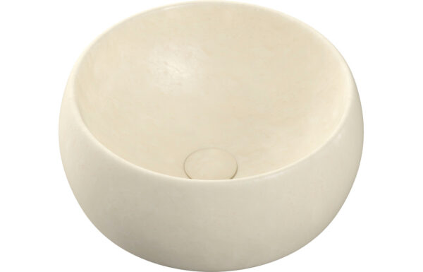 Hastings 400mm Ceramic Washbowl - Stone Effect