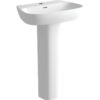 Trent 600x400mm 1TH Basin & Full Pedestal