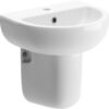 Thirlmere 450x400mm 1TH Basin & Semi Pedestal